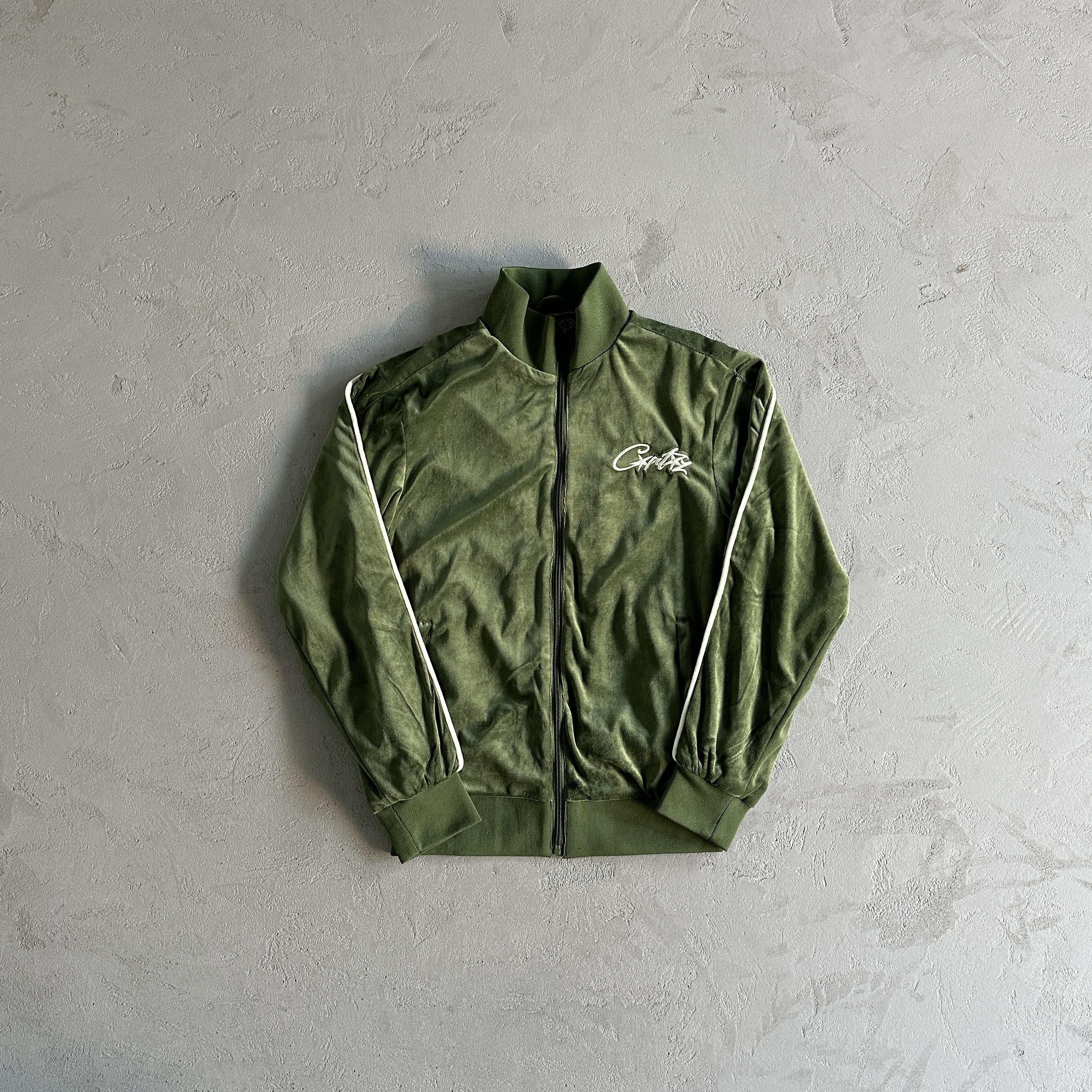 Corteiz Velvet Jacket Green