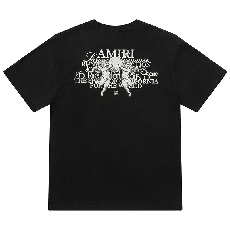 AMRI Crew Neck Unisex Street Style Plain Cotton T-Shirt