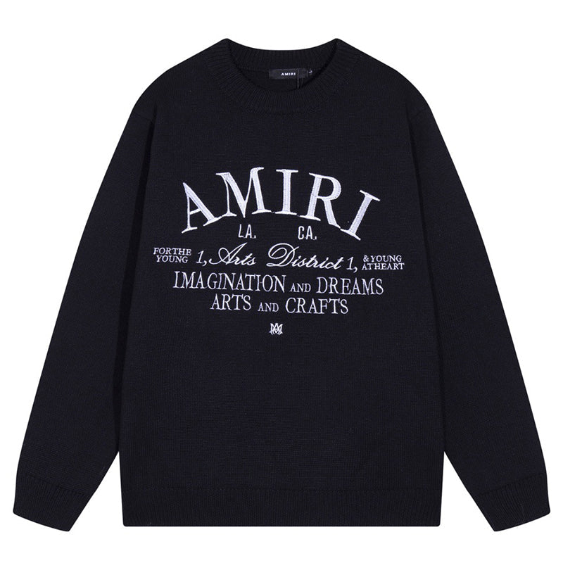 AMRl Logo Knitted Sweater