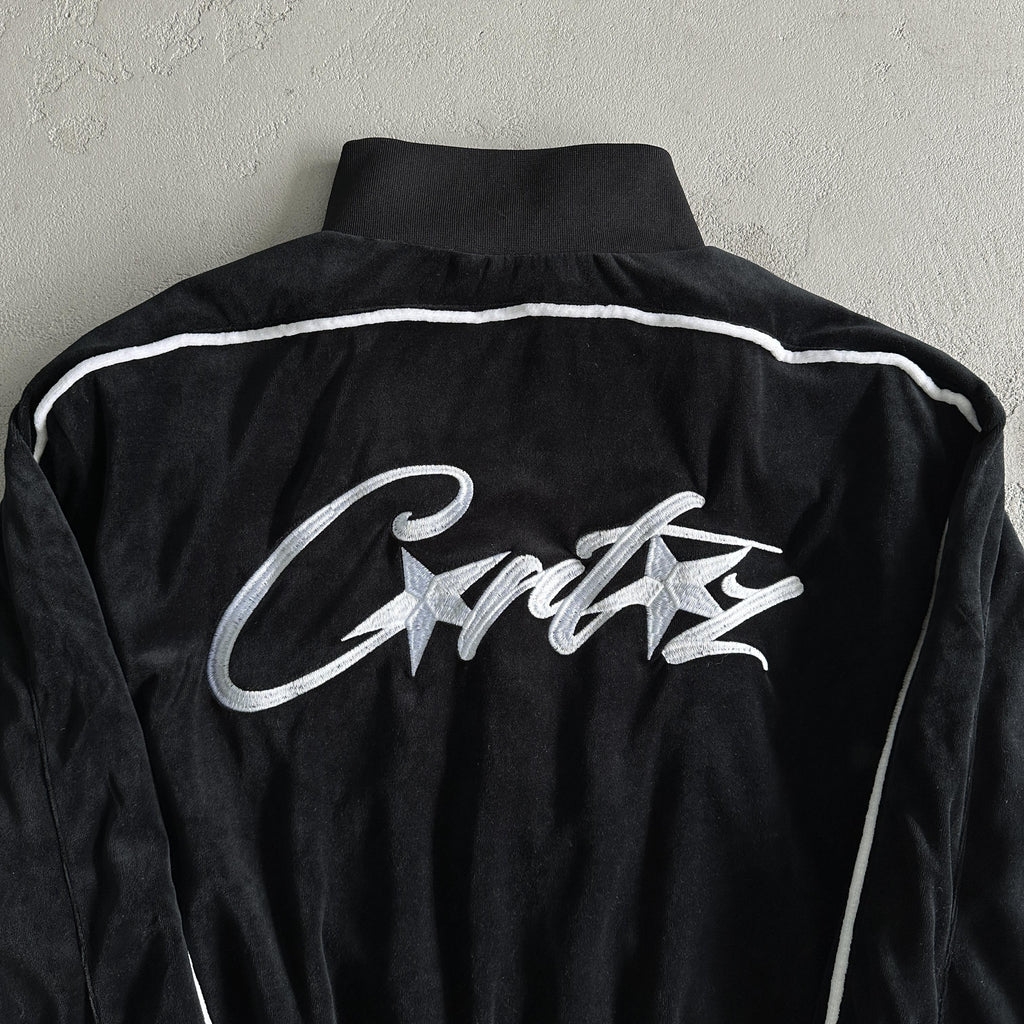 Corteiz Velvet Trackset Black