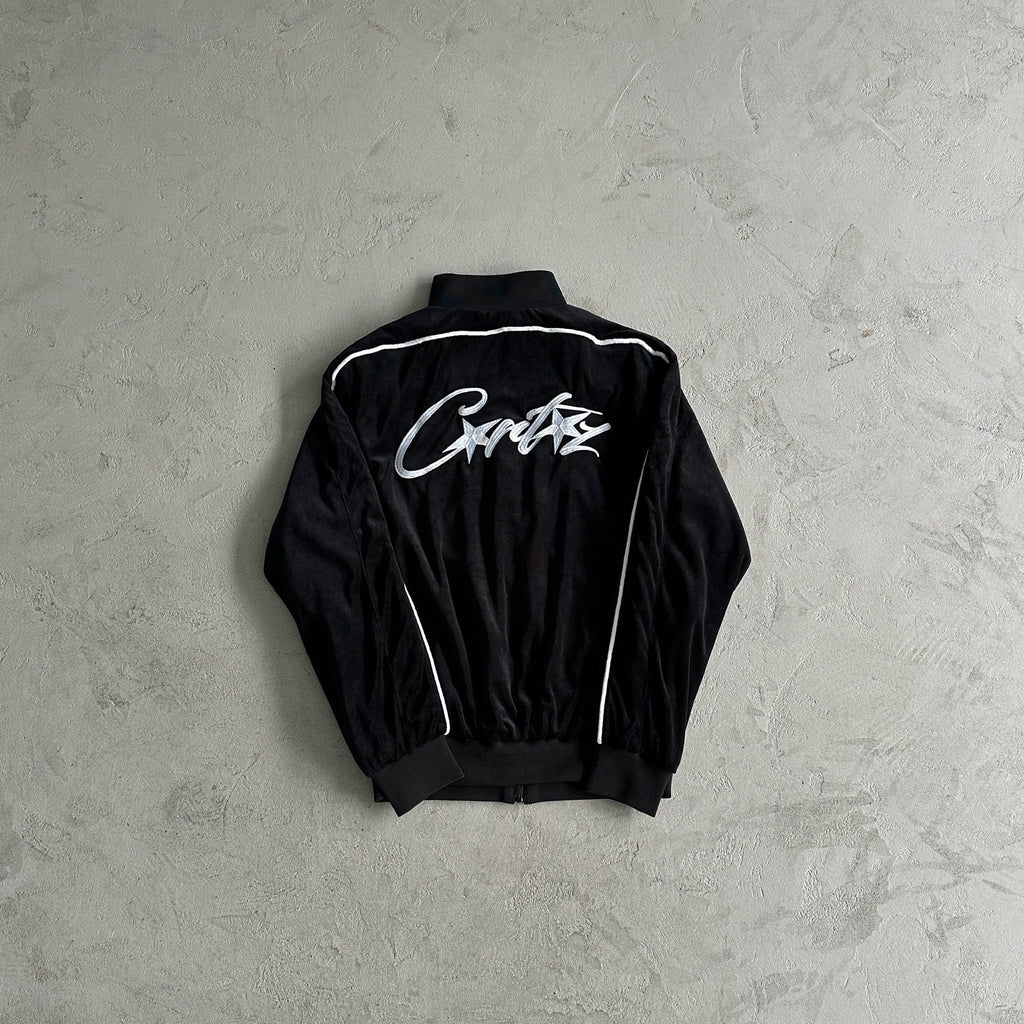 Corteiz Velvet Trackset Black