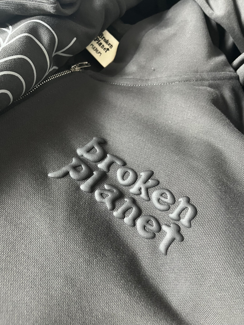Broken P Spider Zip Up Hoodie