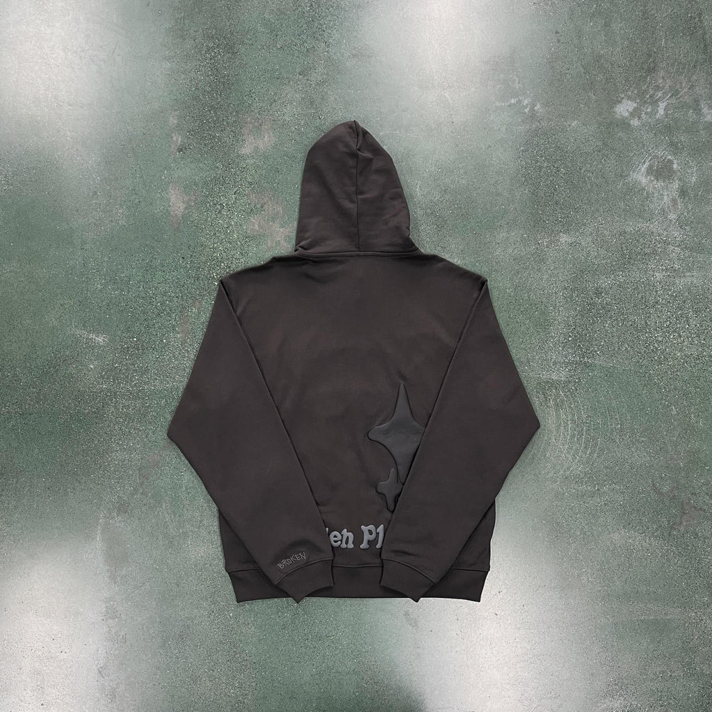 Broken P Heart Skull Hoodie