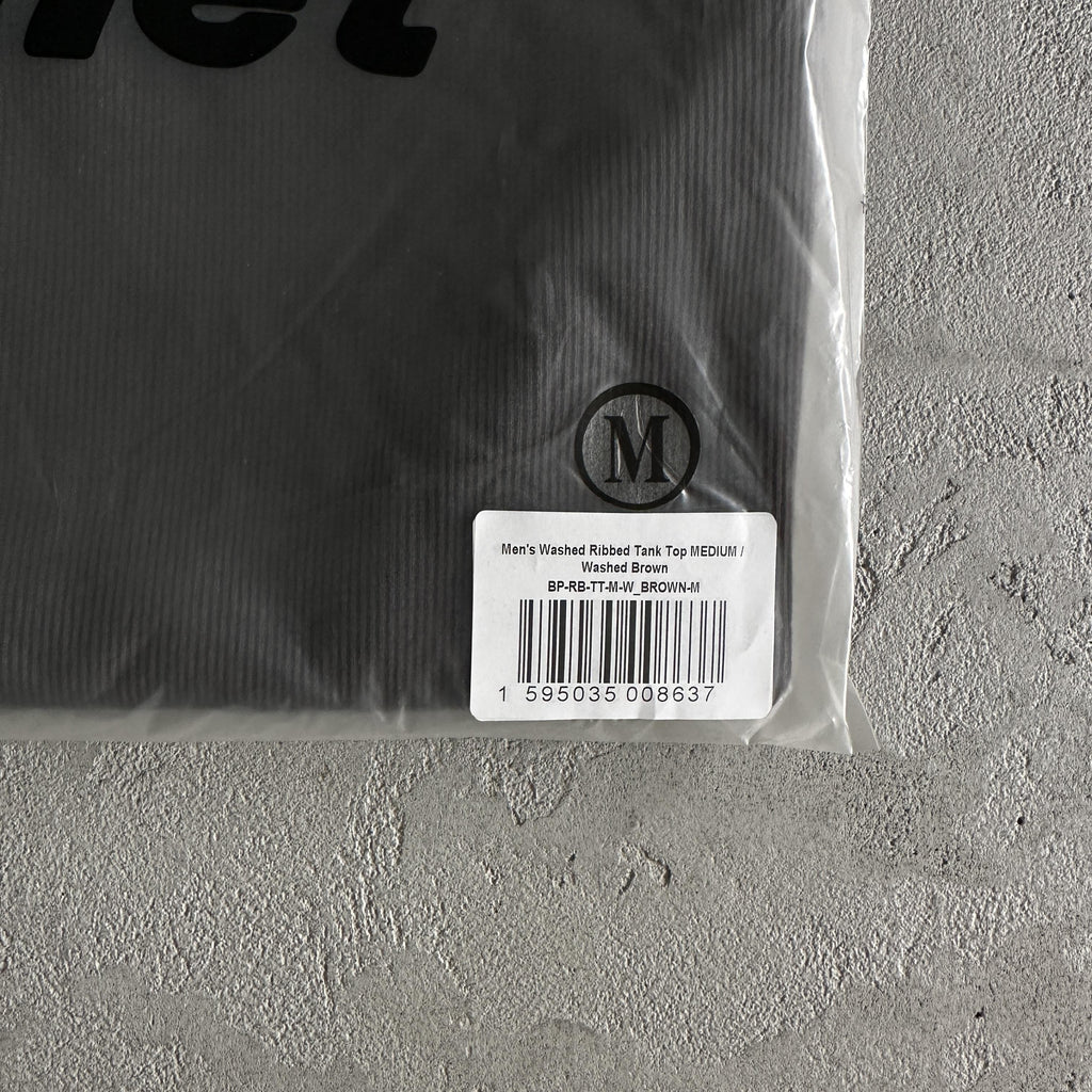 Broken P Mens Washed Ribbde Tank Top