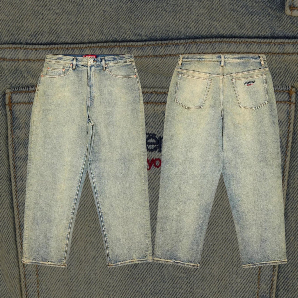 Supreme Baggy Jeans Dirty Indigo