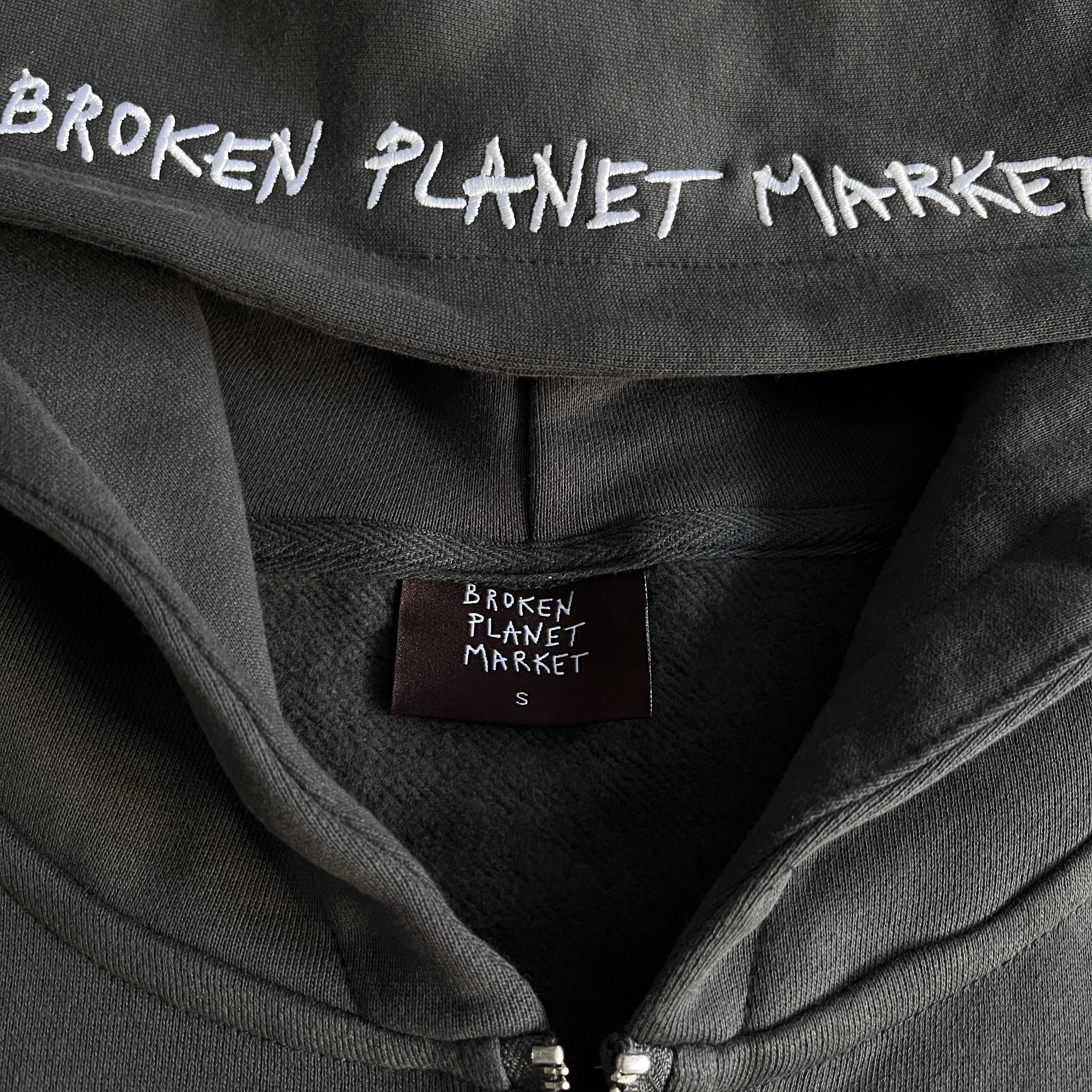 Broken P Skeleton Zip Up Hoodie