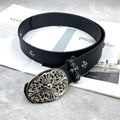 Chh Chrome Heart Belt PU Rivet Vintage Belt